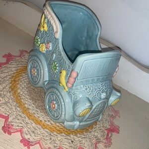 Vintage Pastel Car Baby Planter
